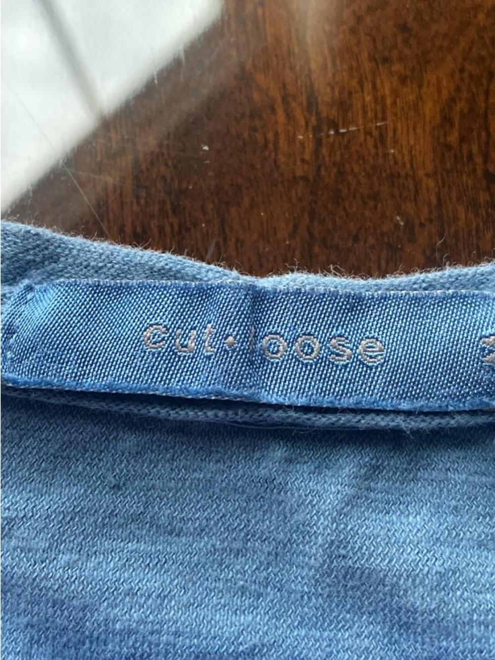 cut loose Blue Long Sleeve Swing Top - Picture 6 of 7